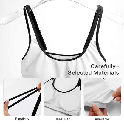 Bubbles and Billiards - Plus Size Women Tankini 2-Piece Swimsuit