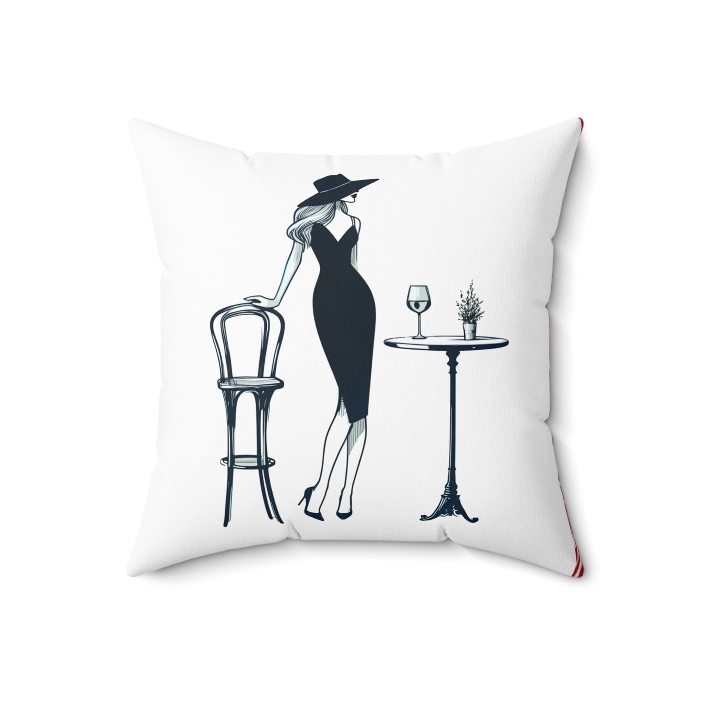 Spun Polyester Square Pillow