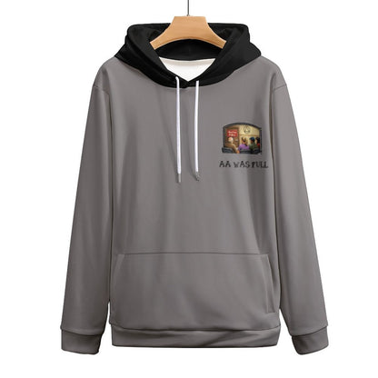 "AA Was Full" Women’s Premium Pullover Hoodie – Double-Layer Hood, Soft Stretch Fabric