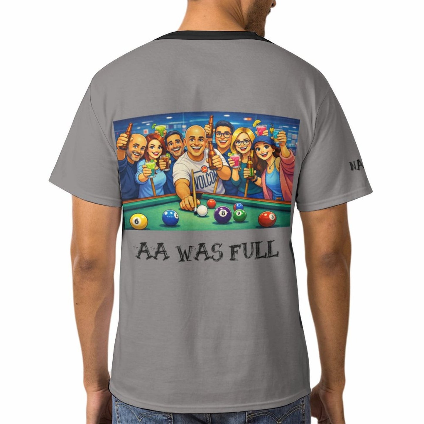 AA Was Full Men’s Classic Short Sleeve Performance T-Shirt