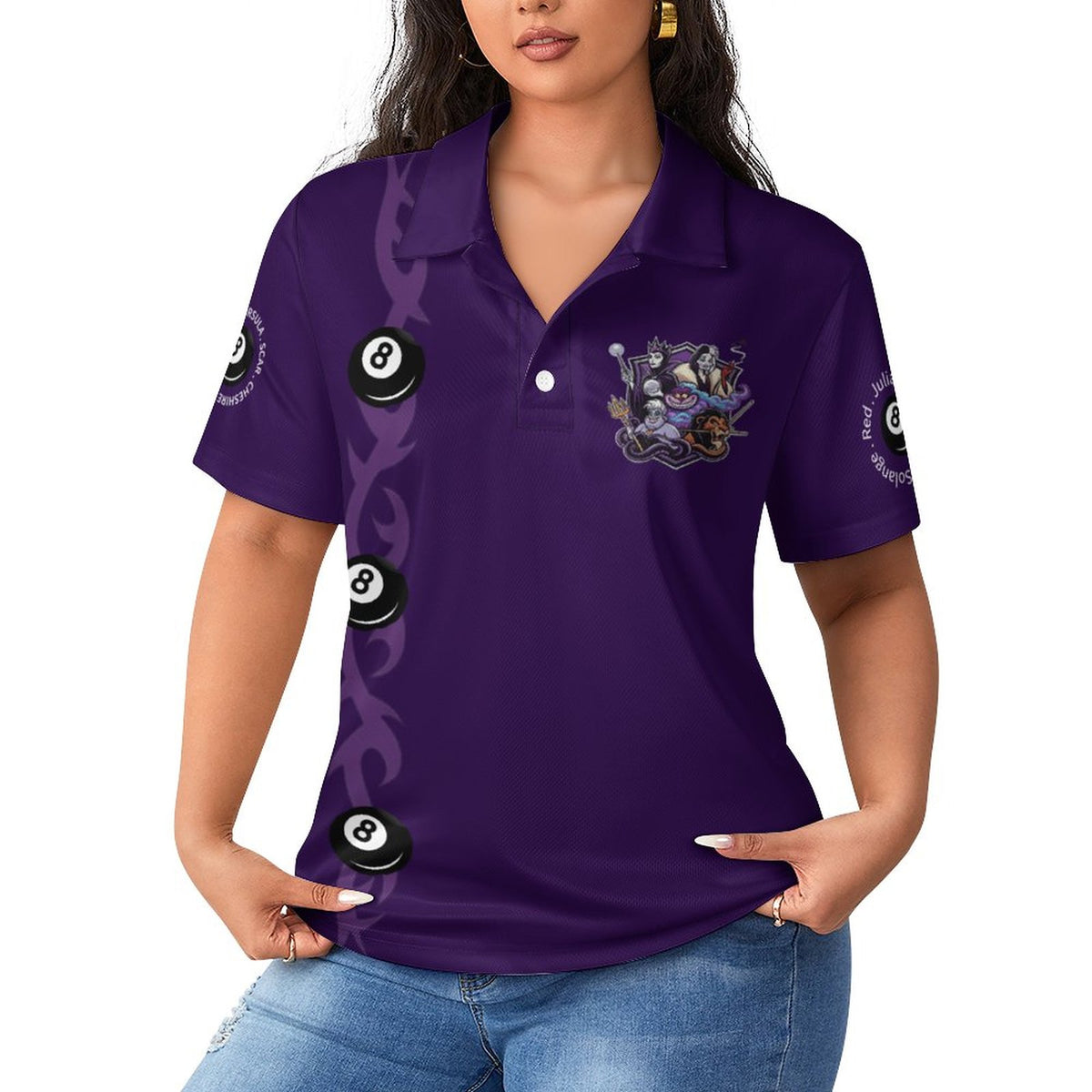 Final Villains Womens polo