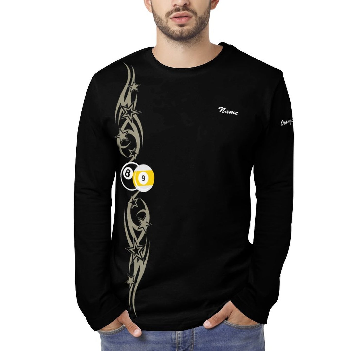 Cue-Tastic Team Shirt - Men's Long Sleeved Cotton Shirt