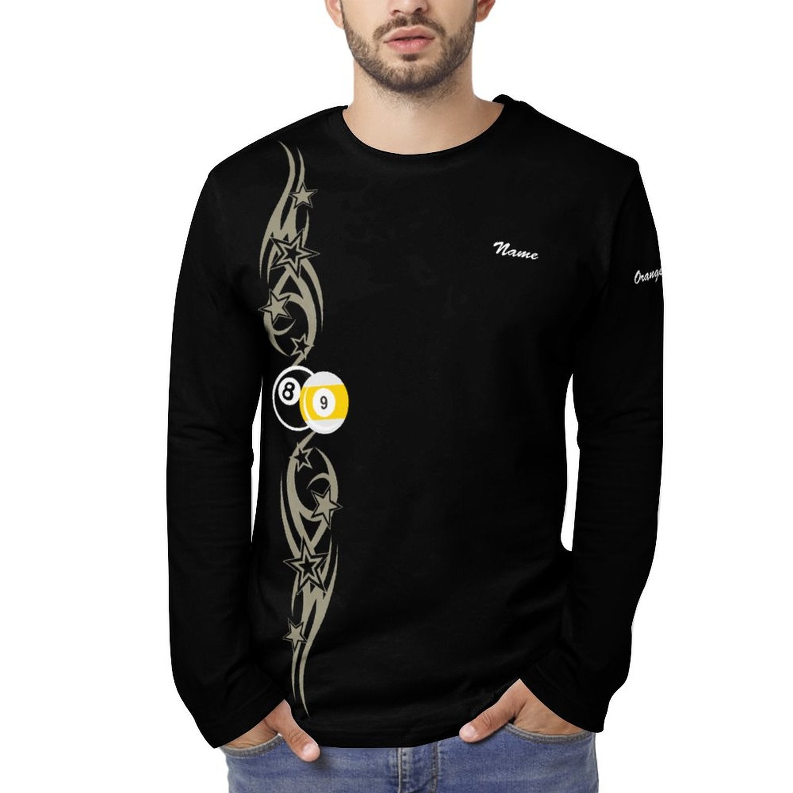 Cue-Tastic Team Shirt - Men's Long Sleeved Cotton Shirt