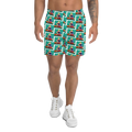 Billiards-Themed Long Sports Shorts