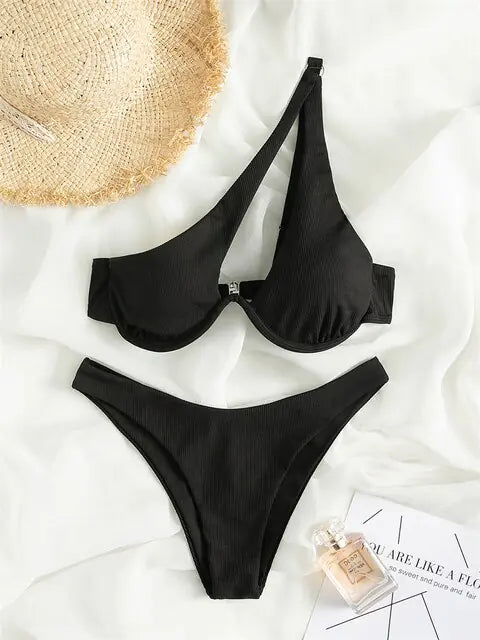 Chic Textured Bikini Set