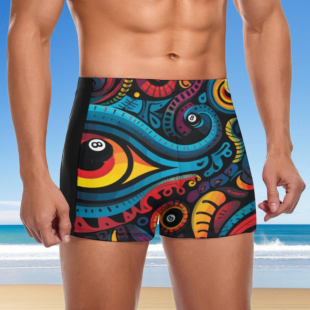 Dead Stroke Men's Swimming Trunks