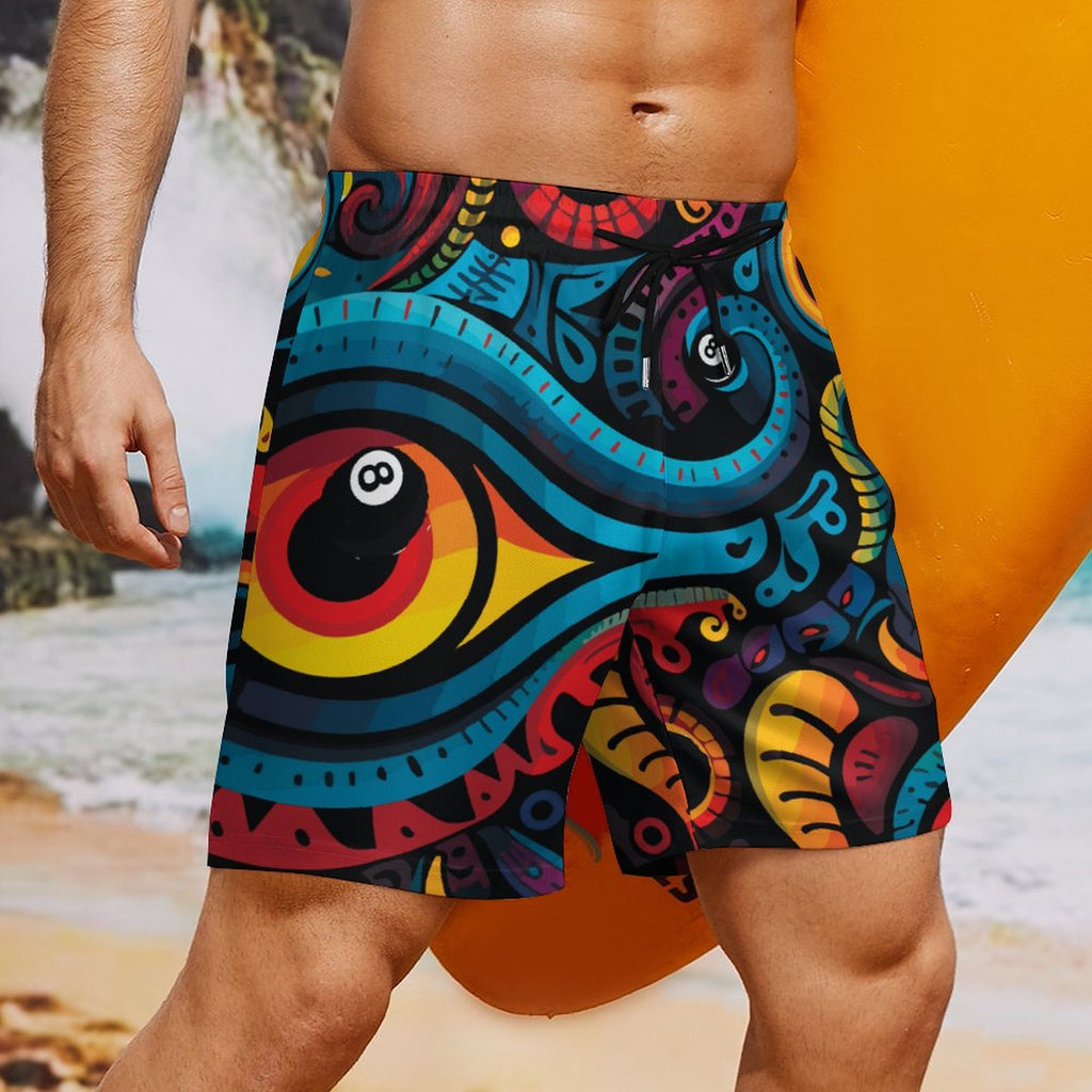 Men's Hawaiian shorts with 4 Pockets