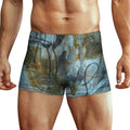 Blue Felt Men's Cotton Comfort Soft Boxer Briefs
