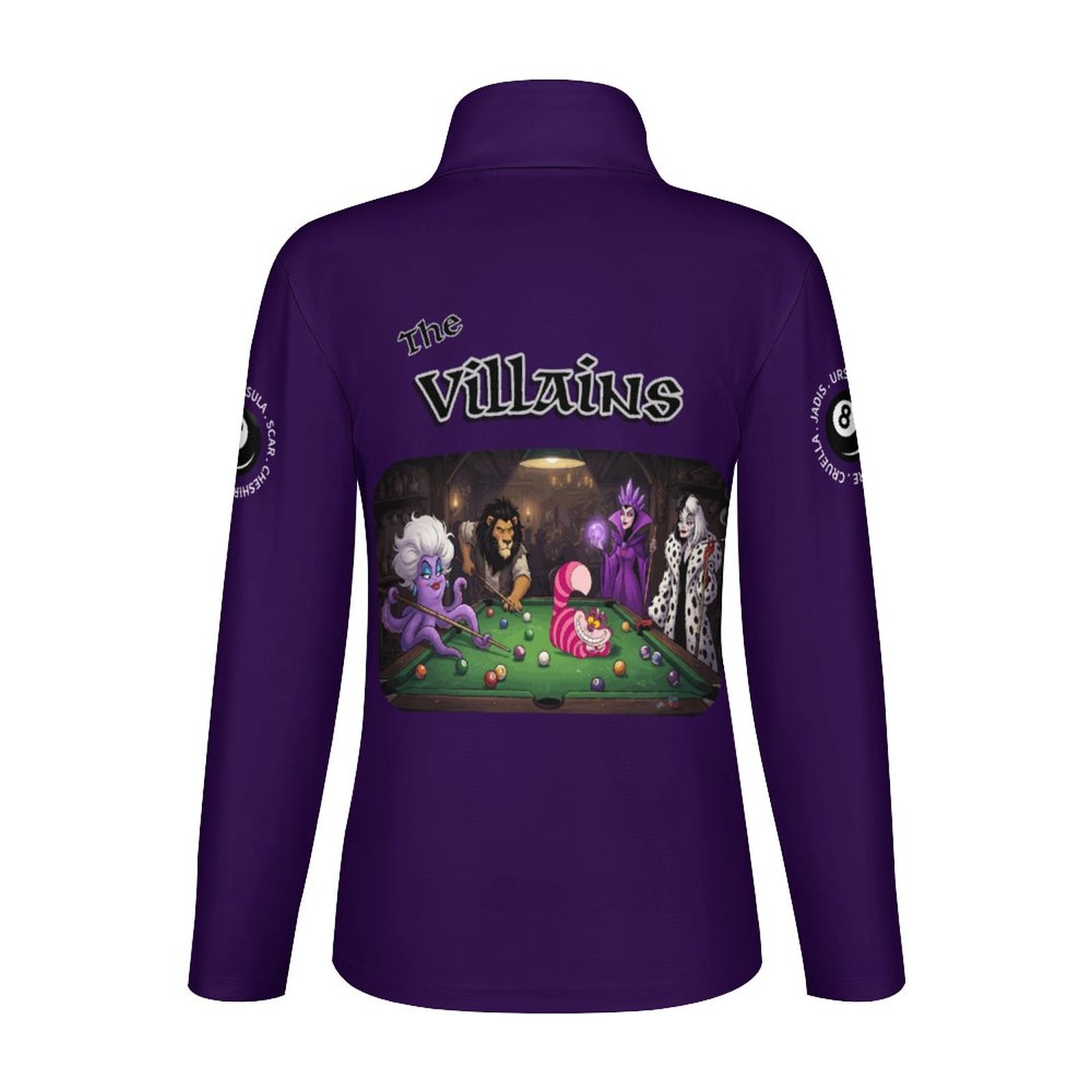 The Villains 1/4 Zipper Long Sleeve Zip Top