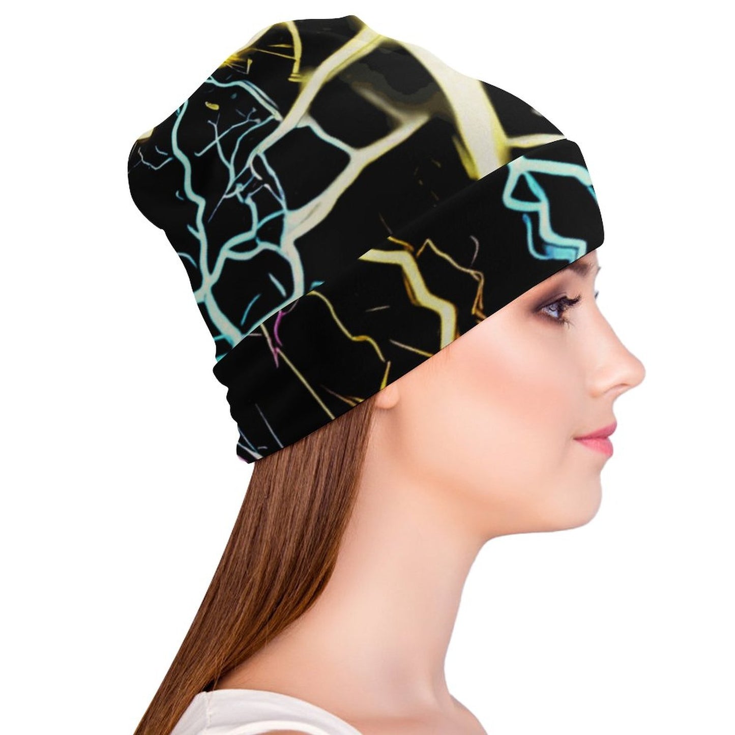 Electric Lightning Beanie – Bold Style, Warm Comfort, Everyday Wear
