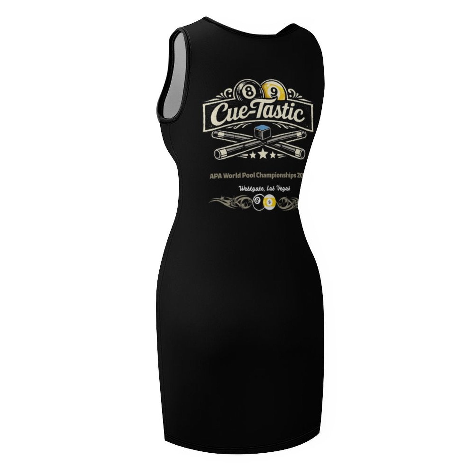 Cue-Tastic Team Shirt - Sleeveless Ladies Tank Dress