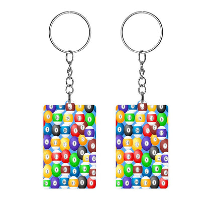 Pool Balls Collection - Acrylic Keychain