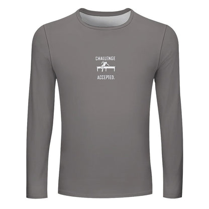 Challenge Accepted  Cotton Long Sleeve T-shirt for Men