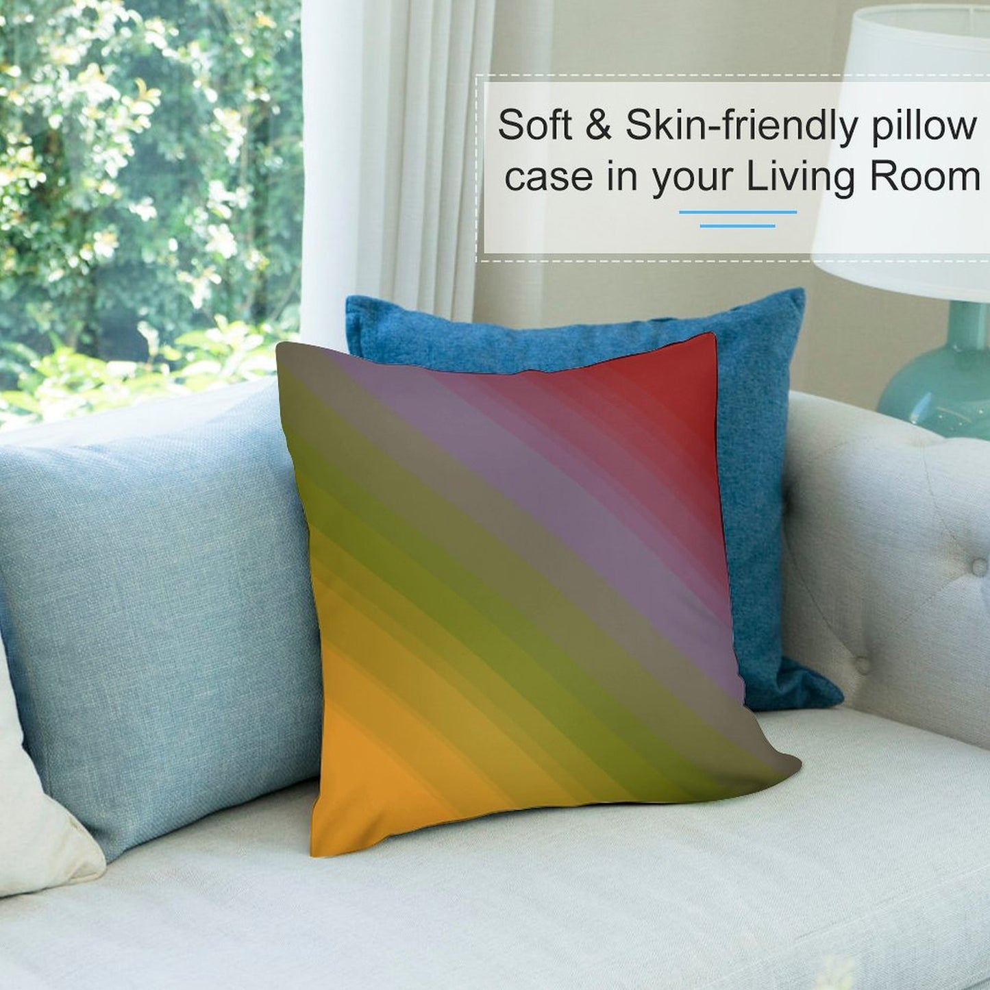 Abstract Plush Accent Pillow
