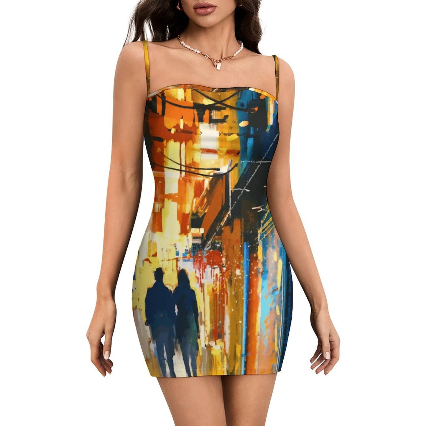 City Stroll  Slim Fit Mini Dress