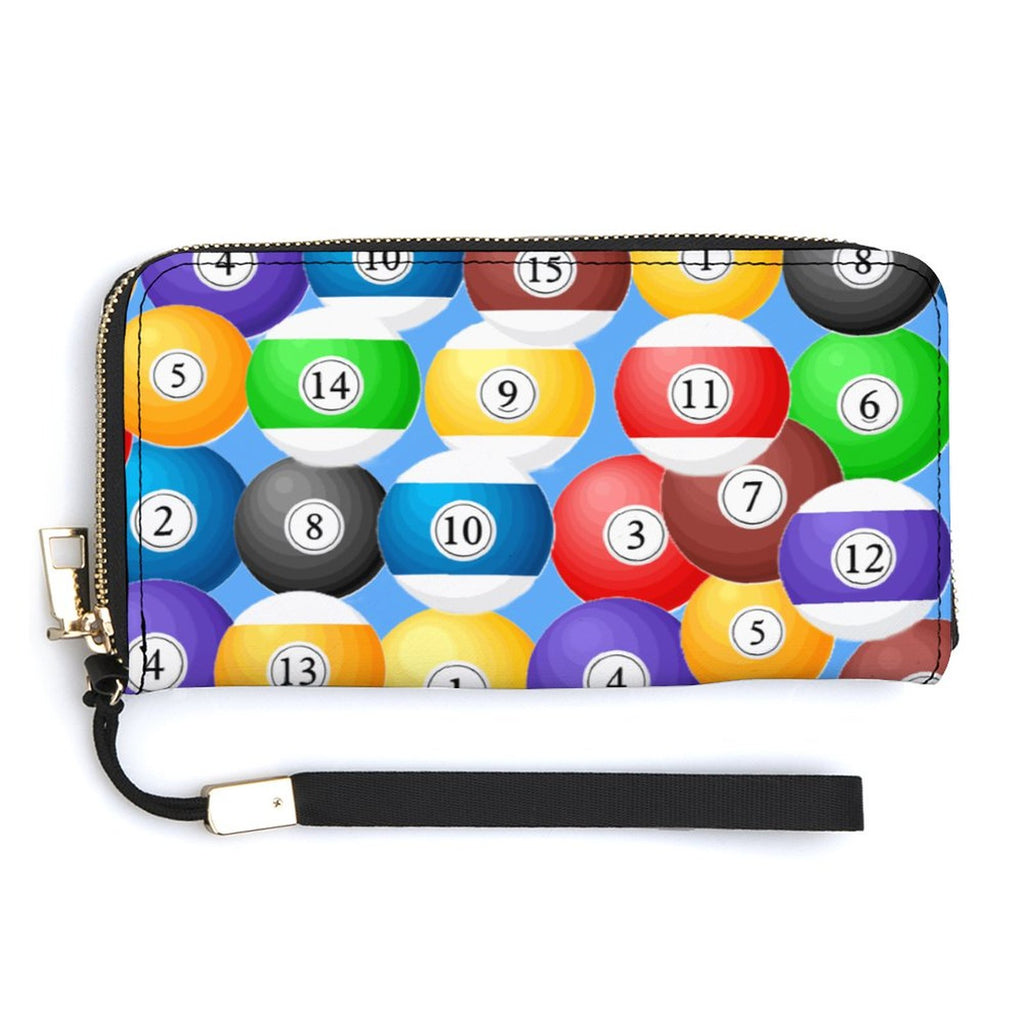 Pool Balls Collection: Horizontal Wristlet Wallet