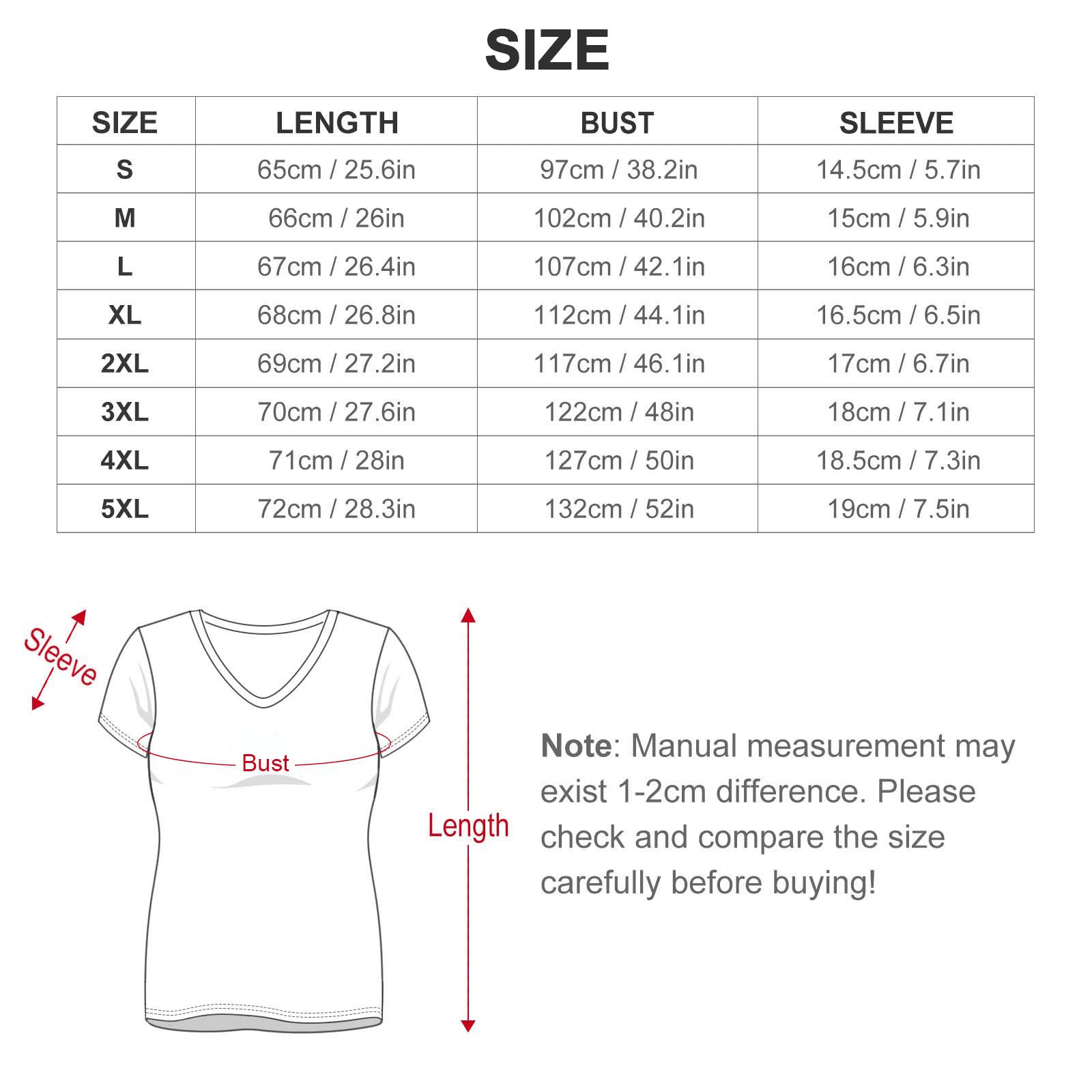Chalked Up V-neck Short Sleeve T-Shirt