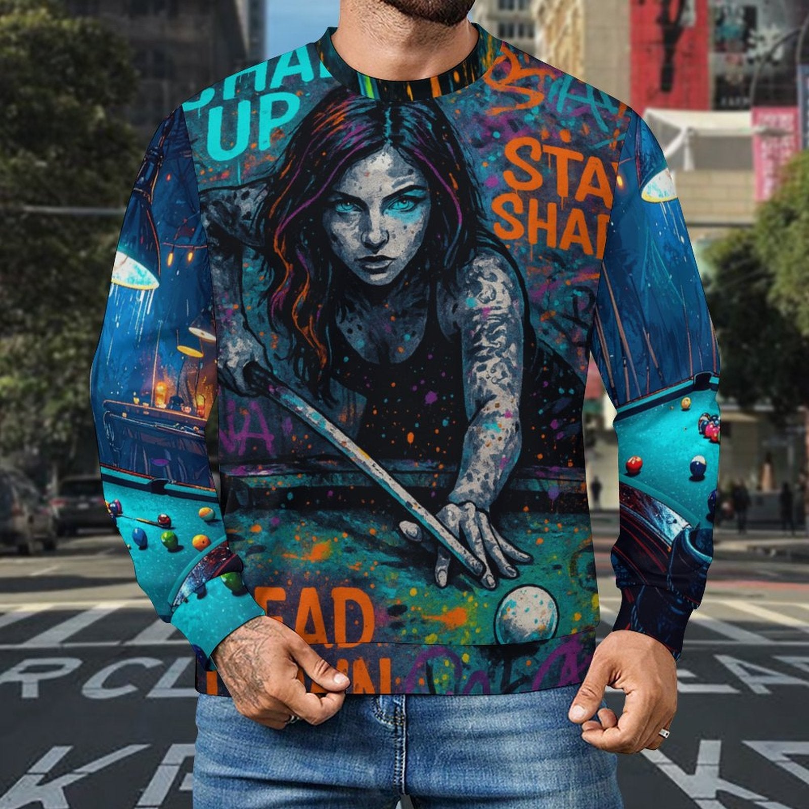 Chalked UP  Streetwear: Premium Crewneck  Sweatshirt