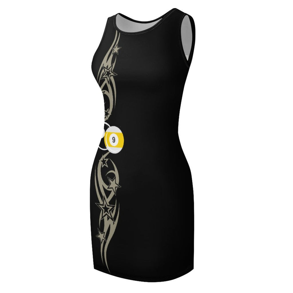 Cue-Tastic Team Shirt - Sleeveless Ladies Tank Dress