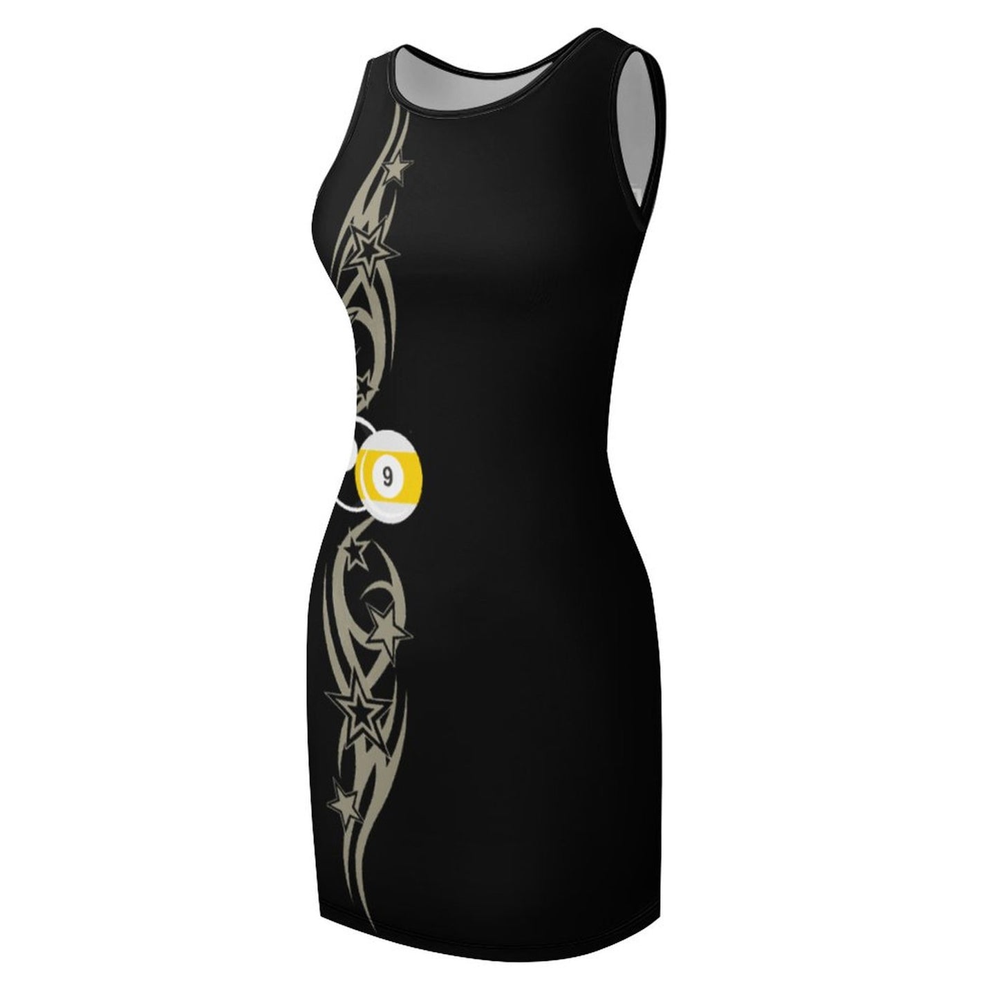 Cue-Tastic Team Shirt - Sleeveless Ladies Tank Dress