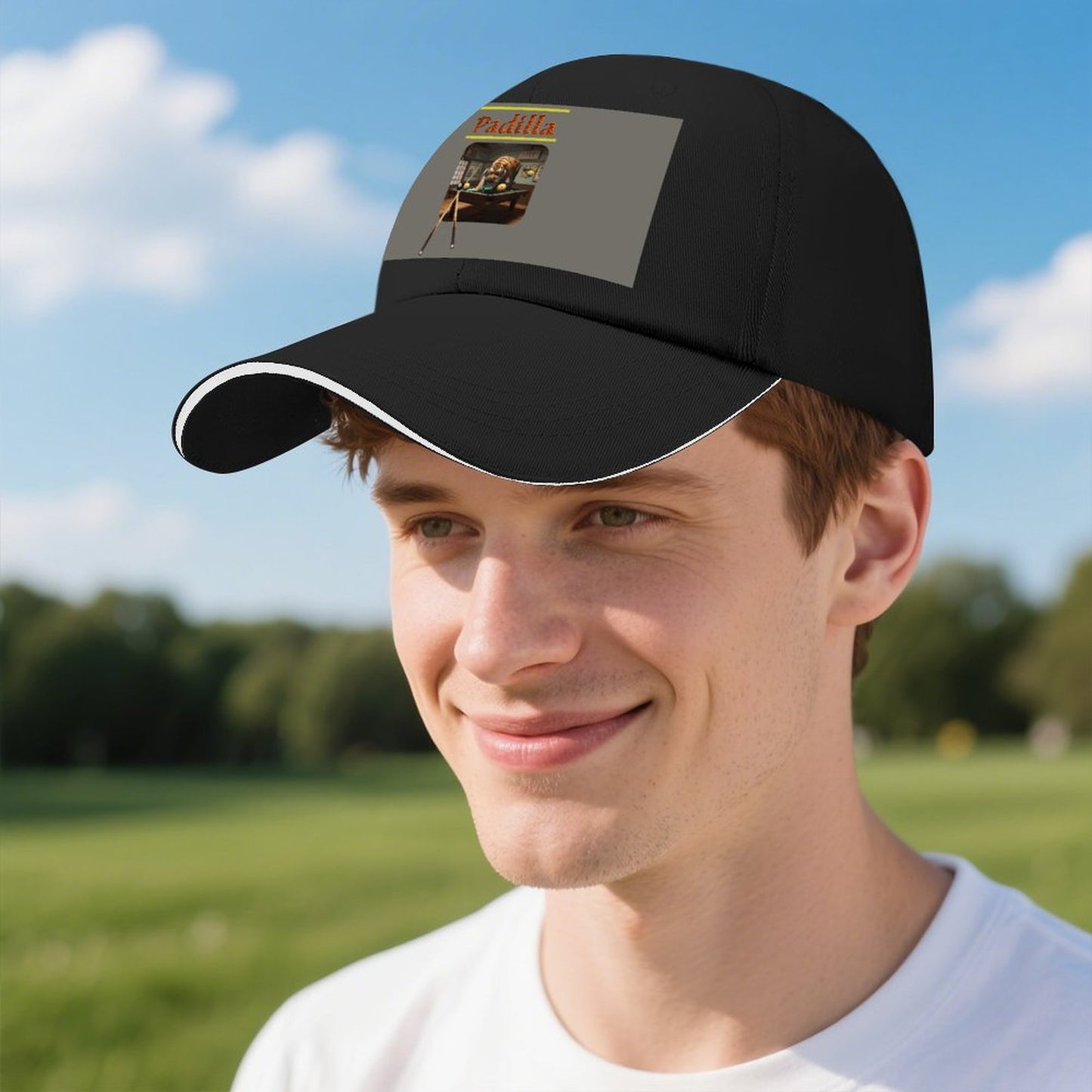Baseball Cap for Men Women Curved Visor Sandwich
