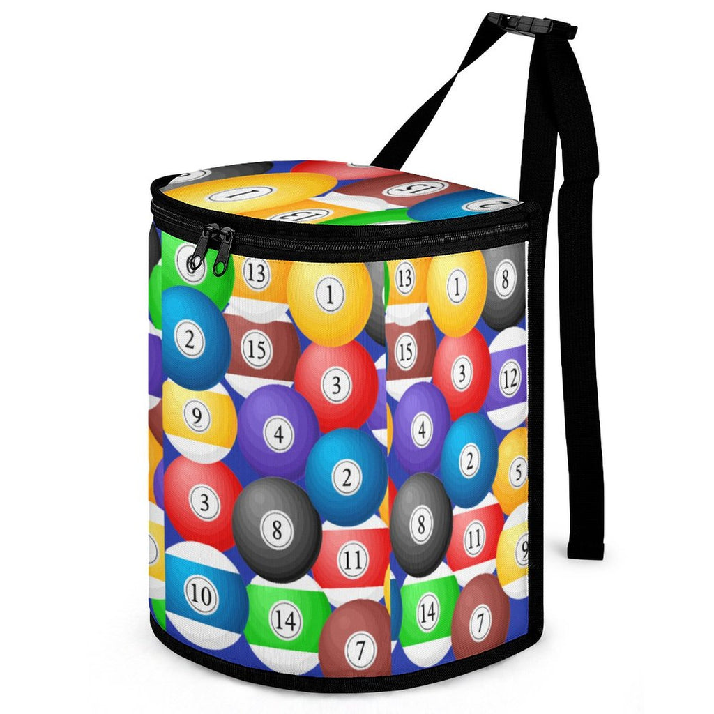 Pool Ball Collapsible Car Trash Bin – Multi-Use Vehicle Organizer