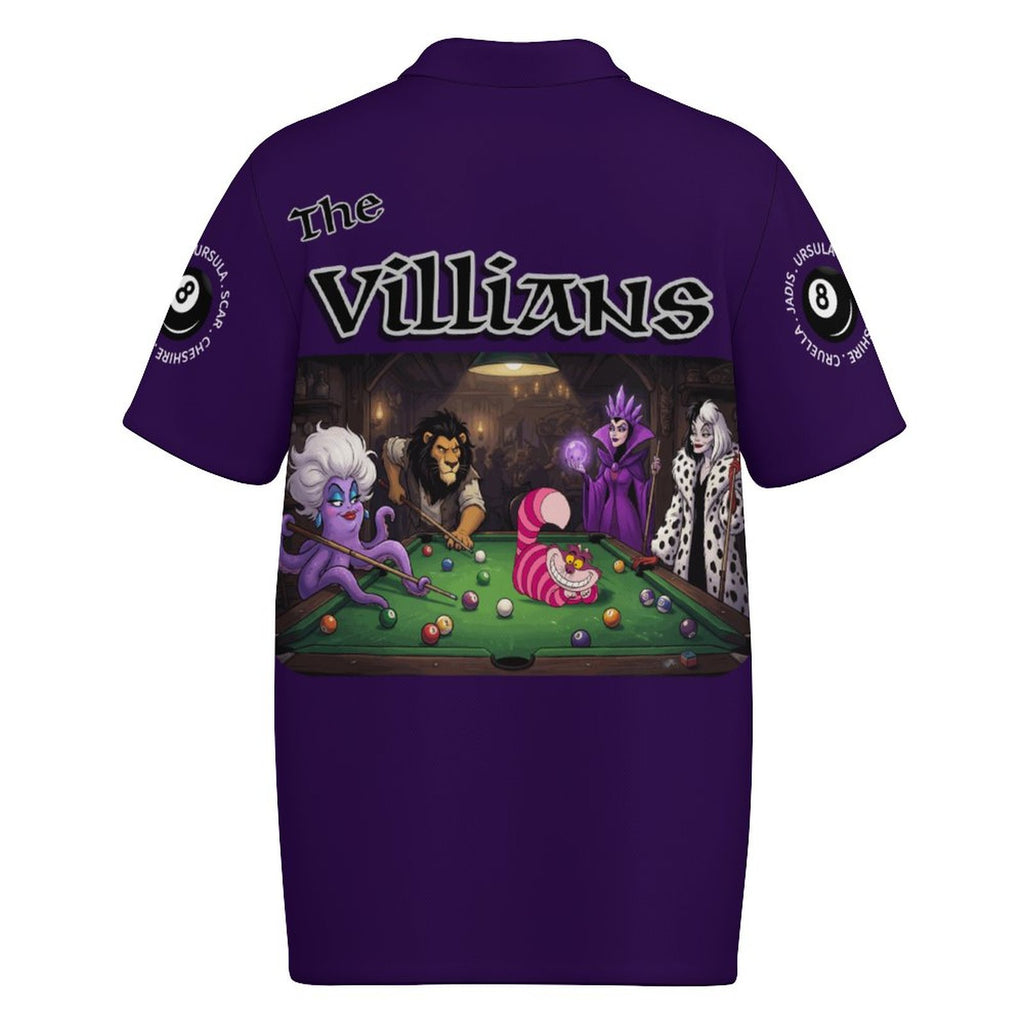 The Villains Team Shirt  Mens Polo Quick Dry