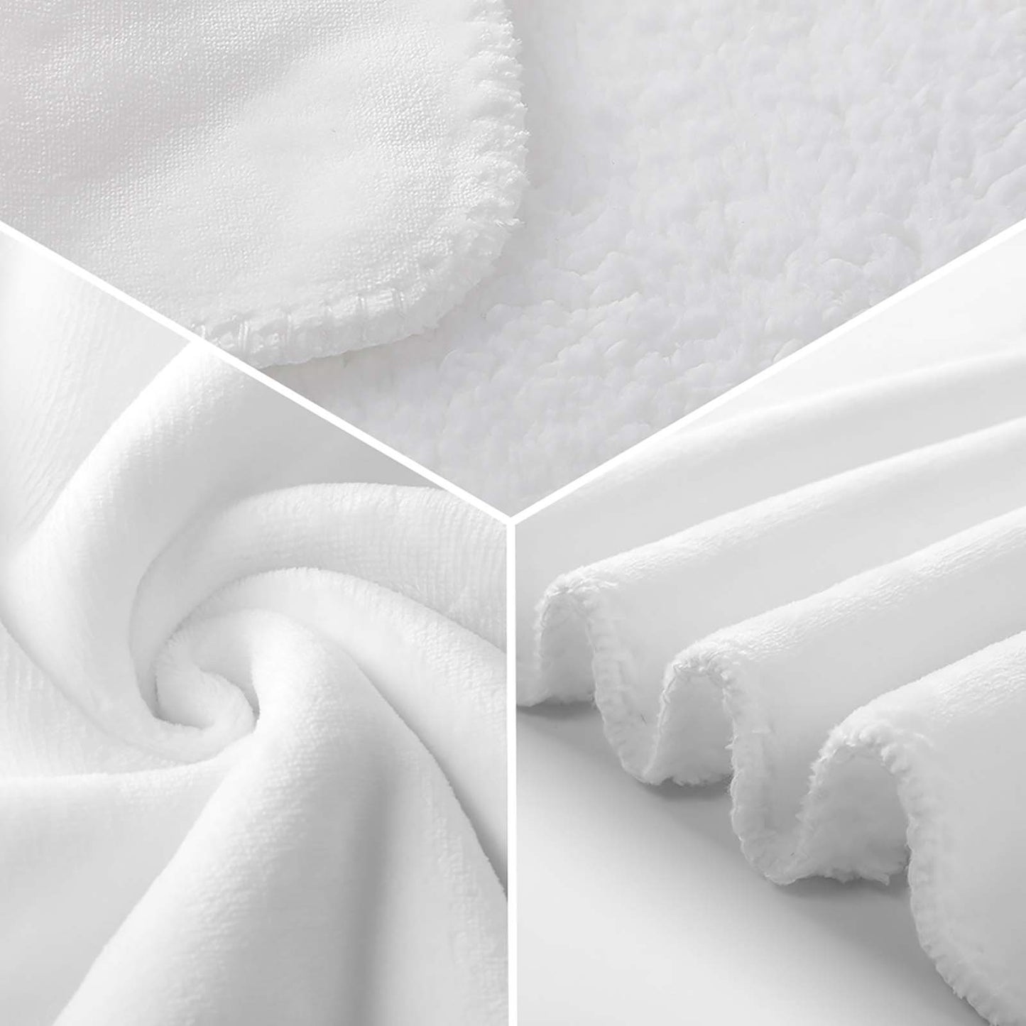 High I-Cue MN Sherpa Fleece Throw Blanket-50"×60"