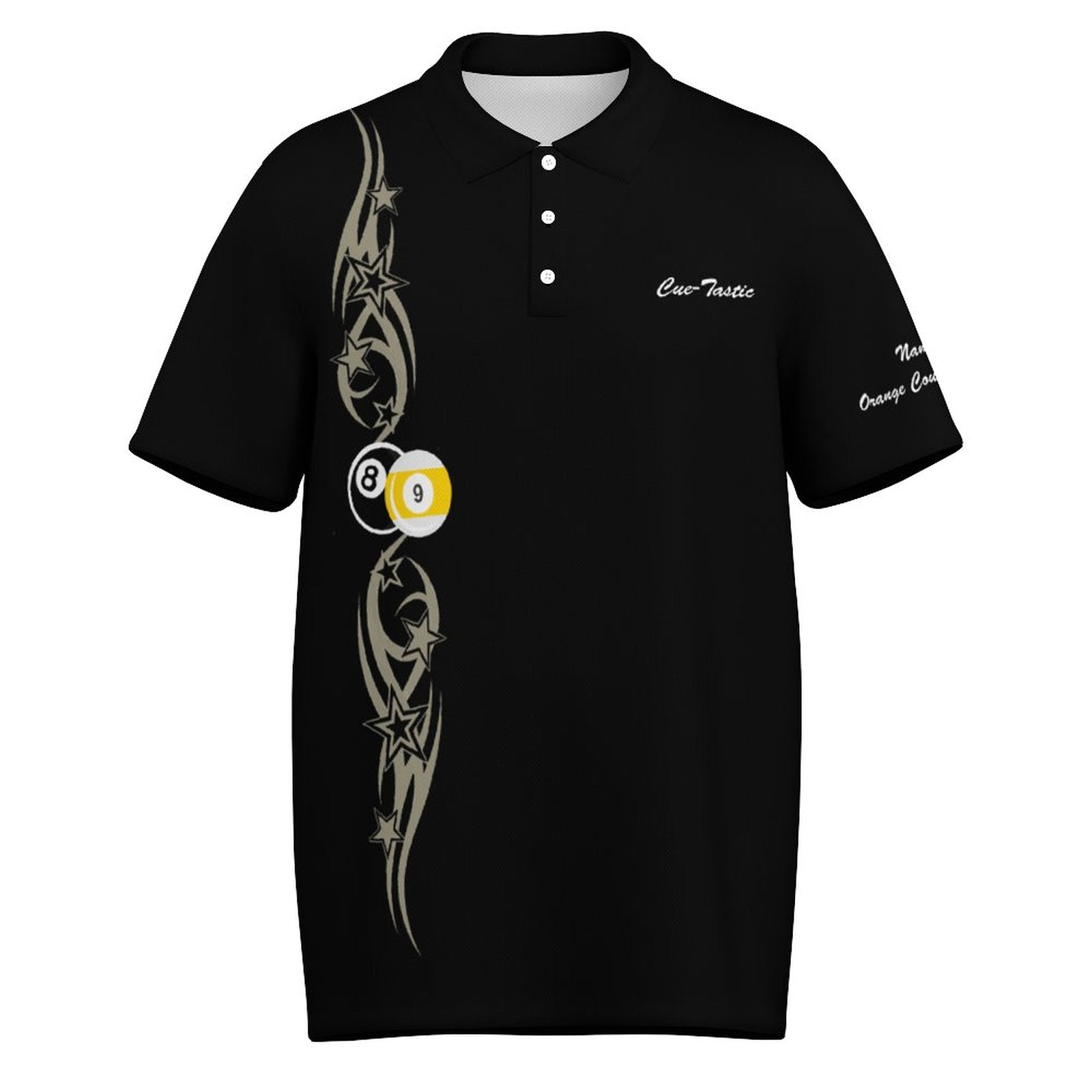 CueTastic Men's Quick Dry POLO Shirt V2