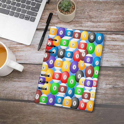 Pool Balls Collection: Loose Leaf Notebook