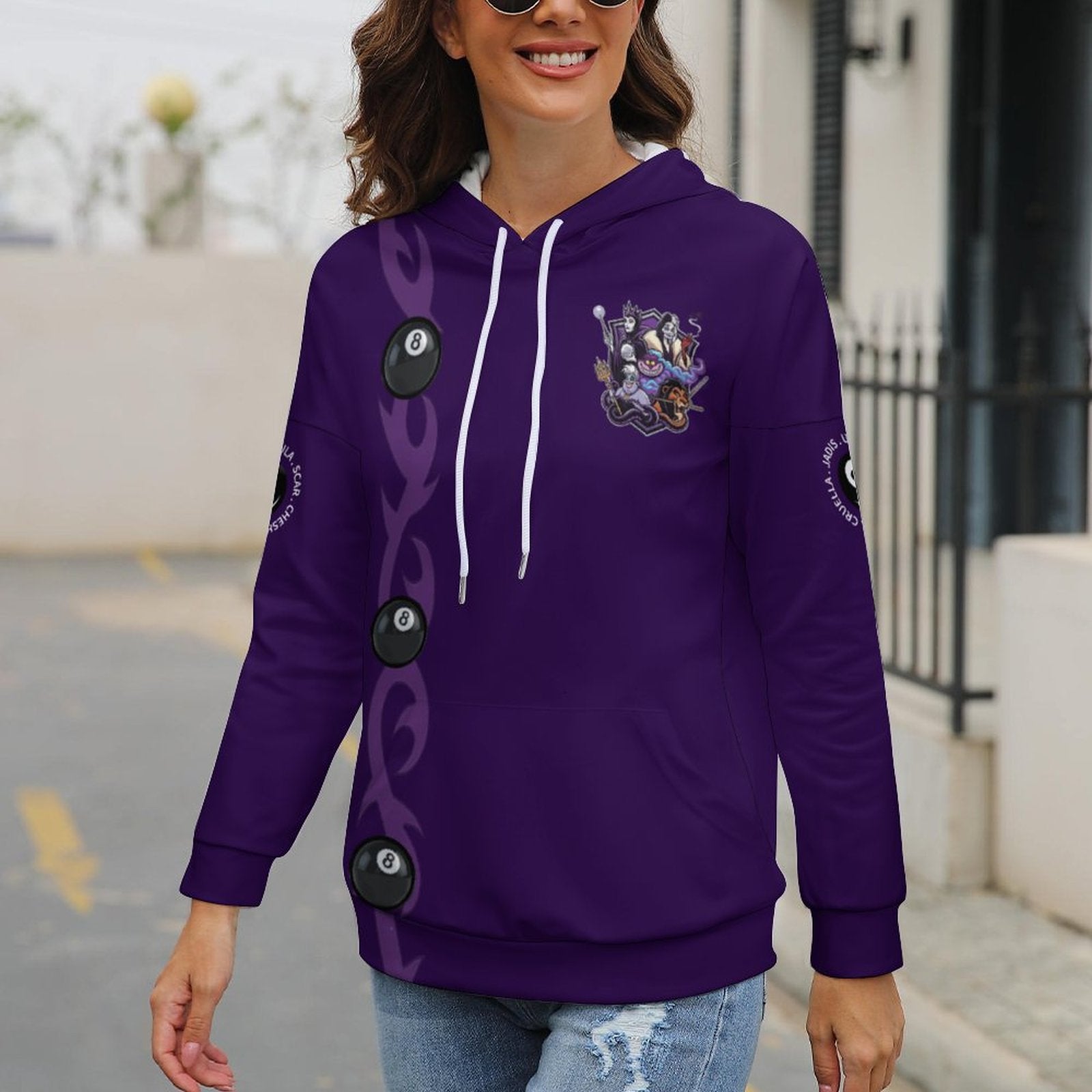 The Villains Drop shoulder Hoodie