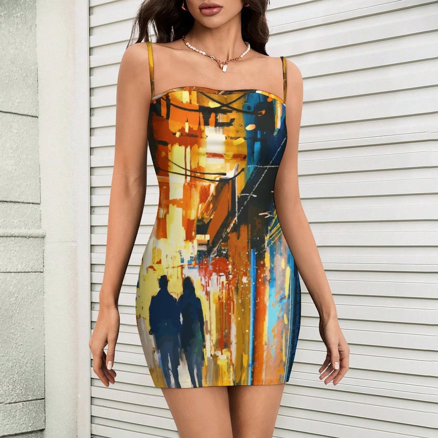 City Stroll  Slim Fit Mini Dress