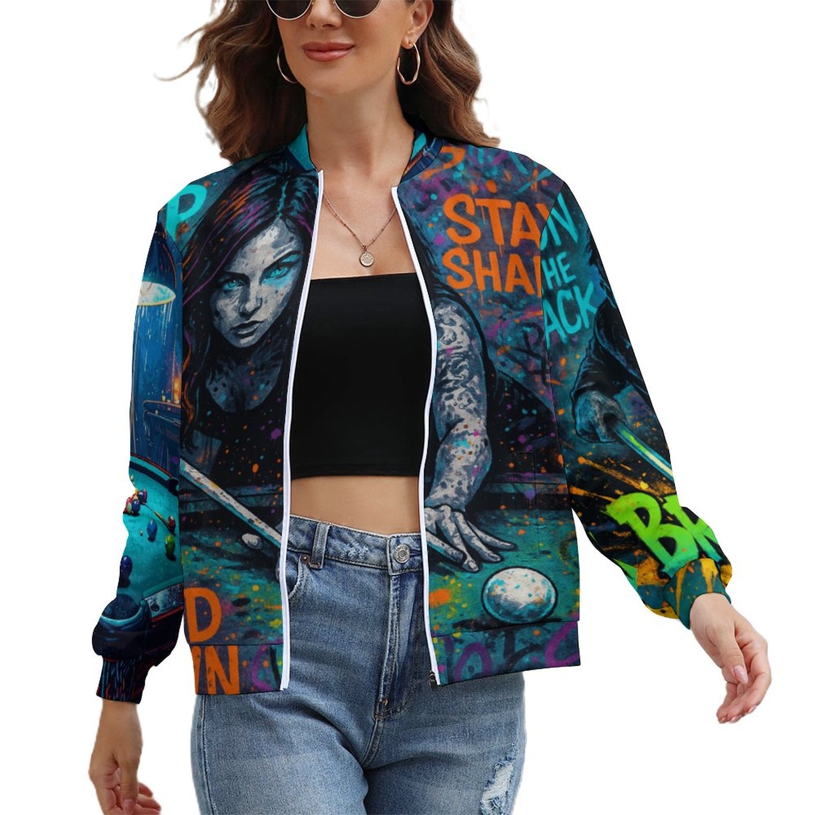 Chalked UP Women's Zipper Jacket