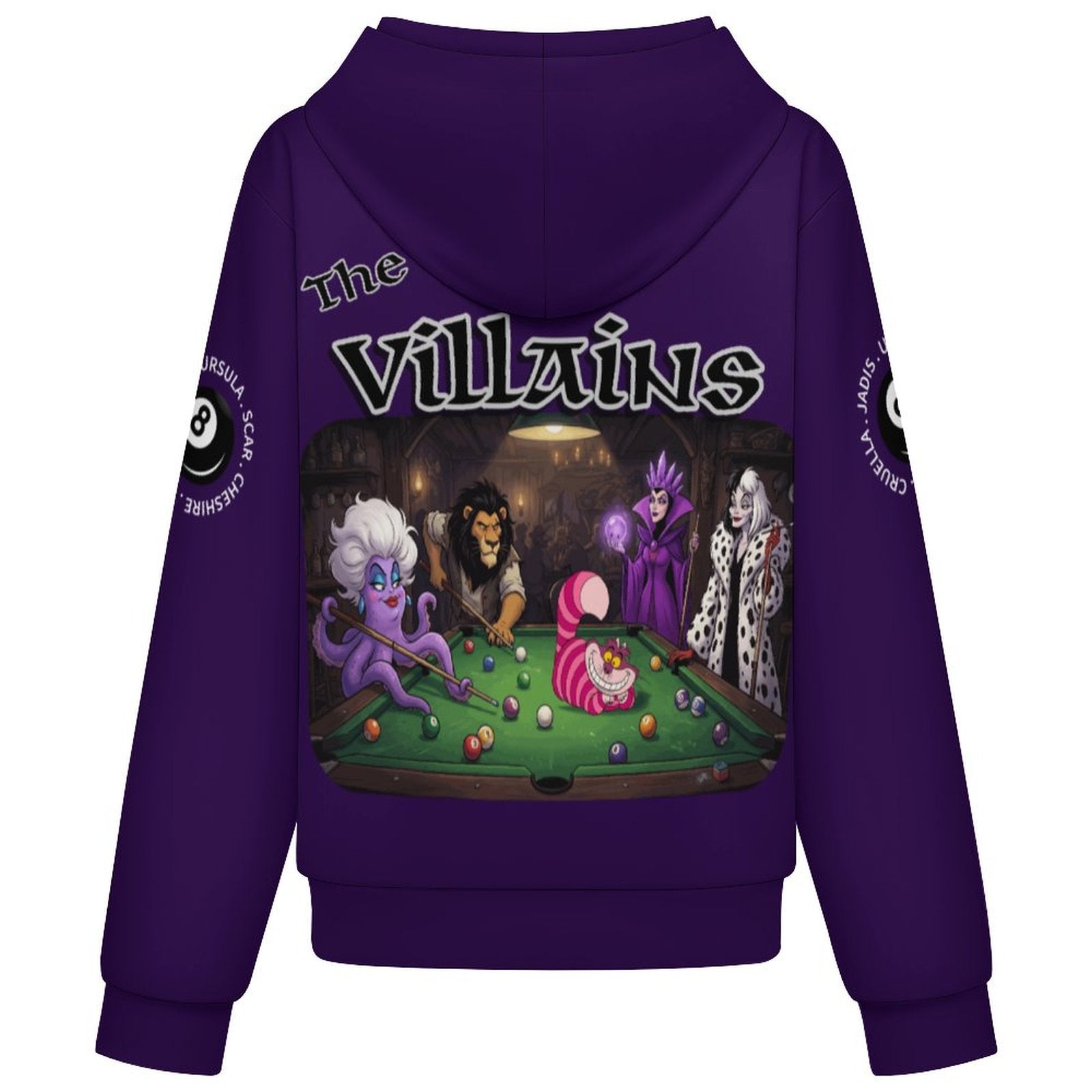 The Villains Hooded Baseball Jacket