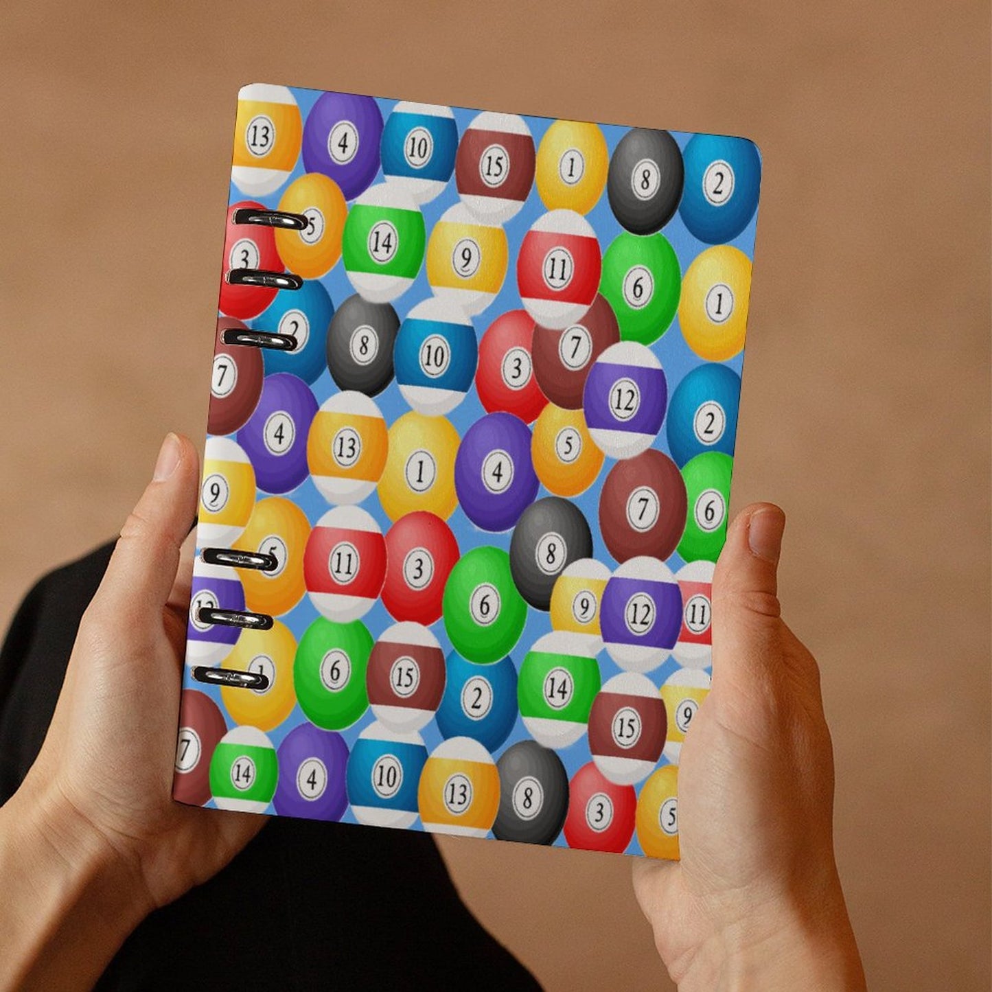 Pool Balls Collection: Loose Leaf Notebook