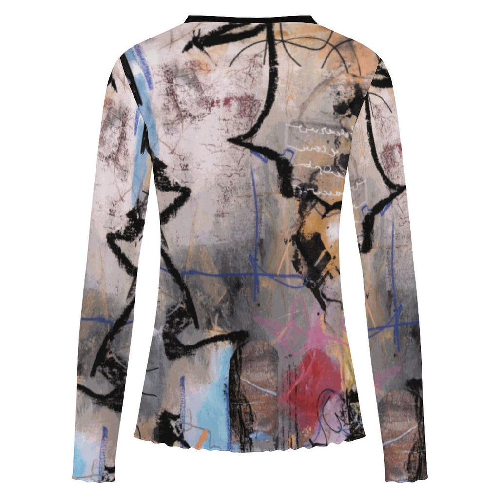 City Collection - Premium Long Sleeve Mesh T-Shirt