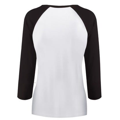 Chalked Up Raglan Women's 3/4 Sleeve T-shirt
