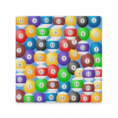 Poolball Square Ceramic Coaster – Cork-Backed Drink Coaster