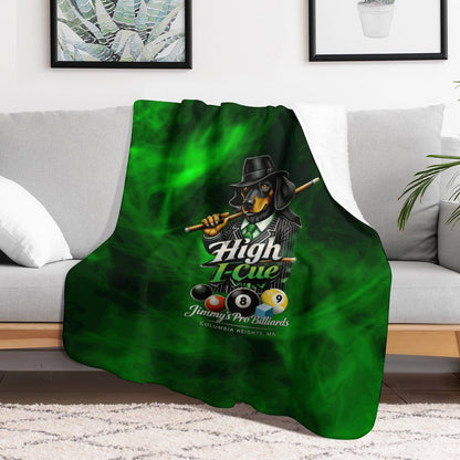 High I-Cue MN Sherpa Fleece Throw Blanket-50"×60"