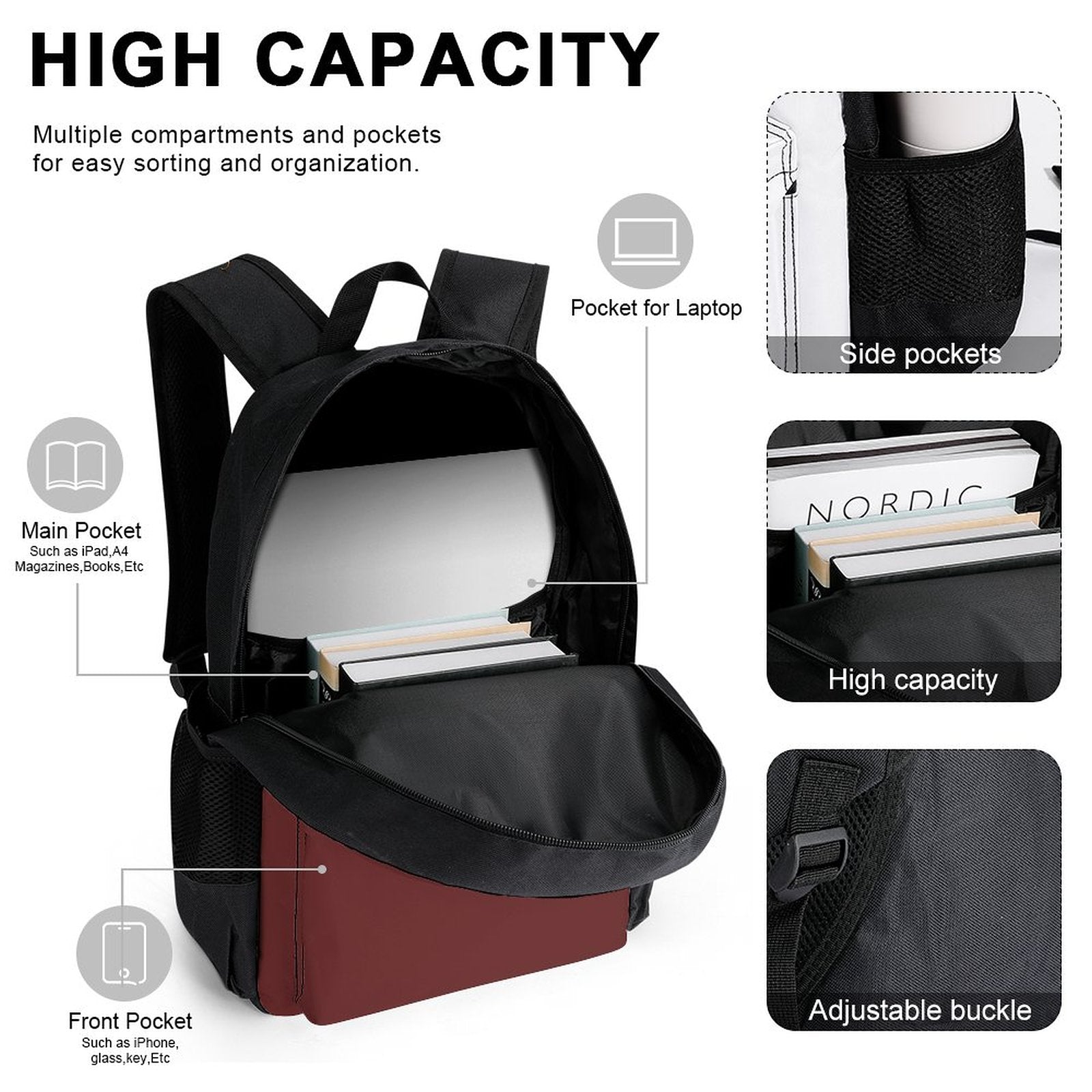 Harry’s Hellions 3-Piece Bag Set (Shoulder Bag Lunch Bag & Pencil Pouch)