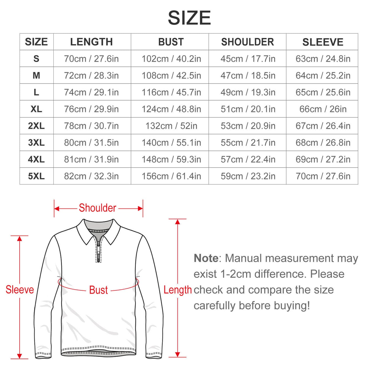 Frankenstein Men's Zip Polo Sweatshirt