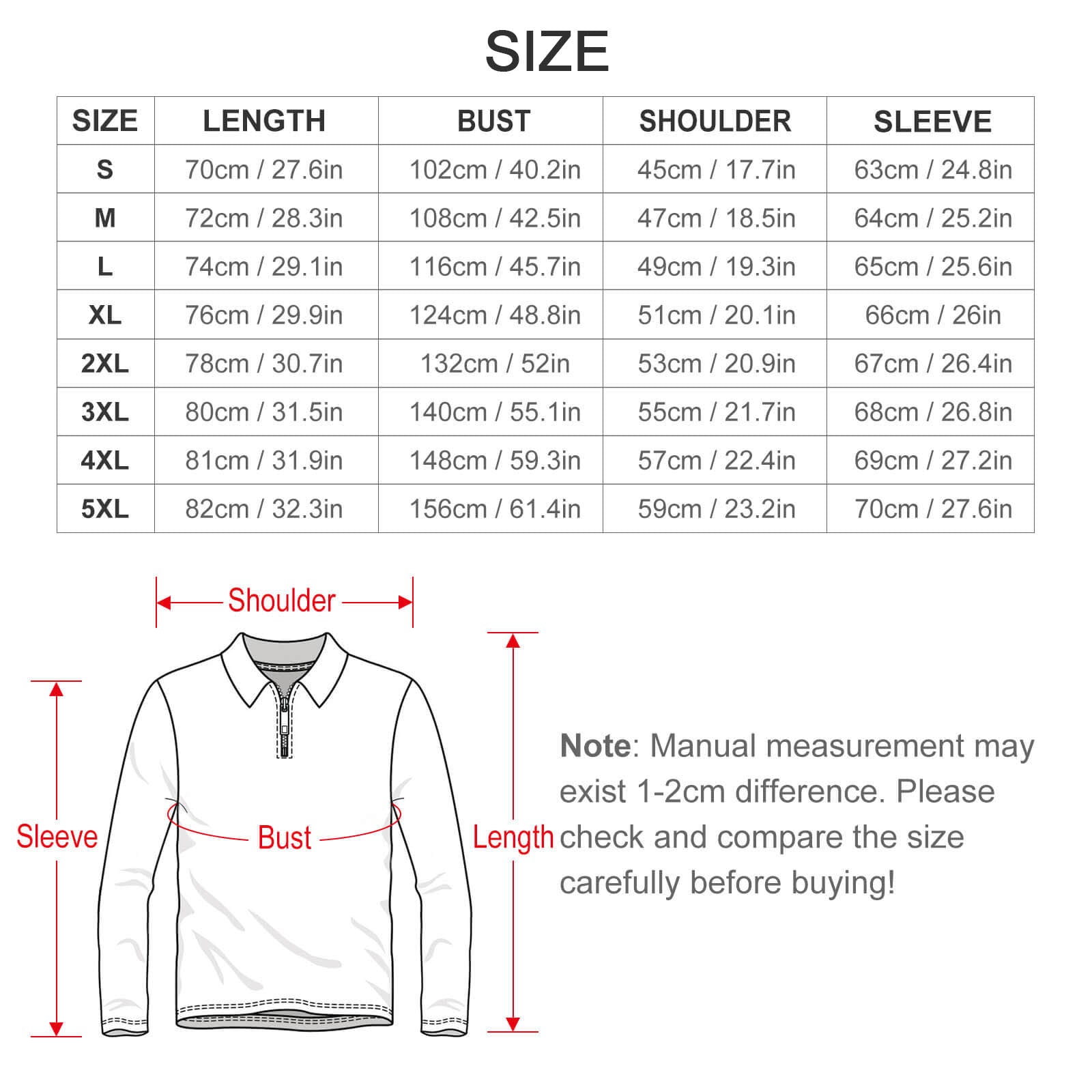 Frankenstein Men's Zip Polo Sweatshirt