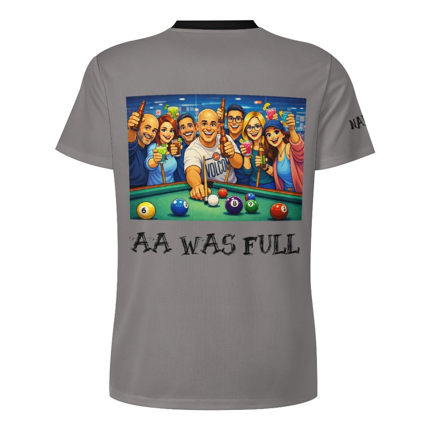 AA Was Full™ Short Sleeve Mesh Performance T-Shirt – Lightweight Crewneck