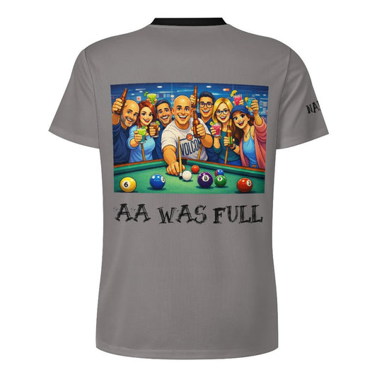 AA Was Full™ Short Sleeve Mesh Performance T-Shirt – Lightweight Crewneck