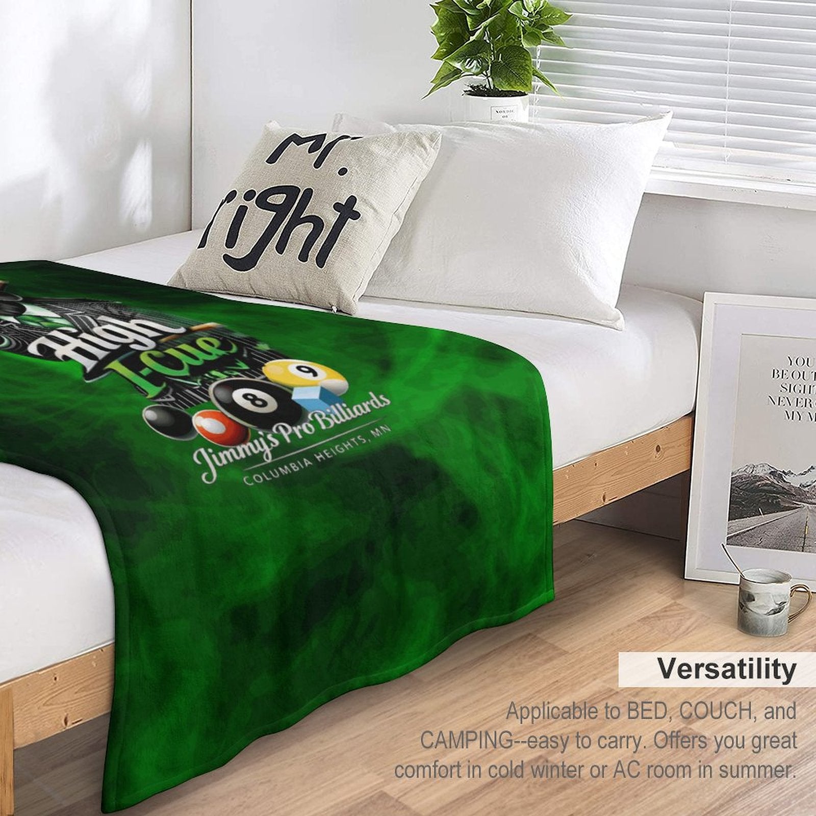 High I-Cue MN Flannel Throw Blanket for Bedroom-30"×40"