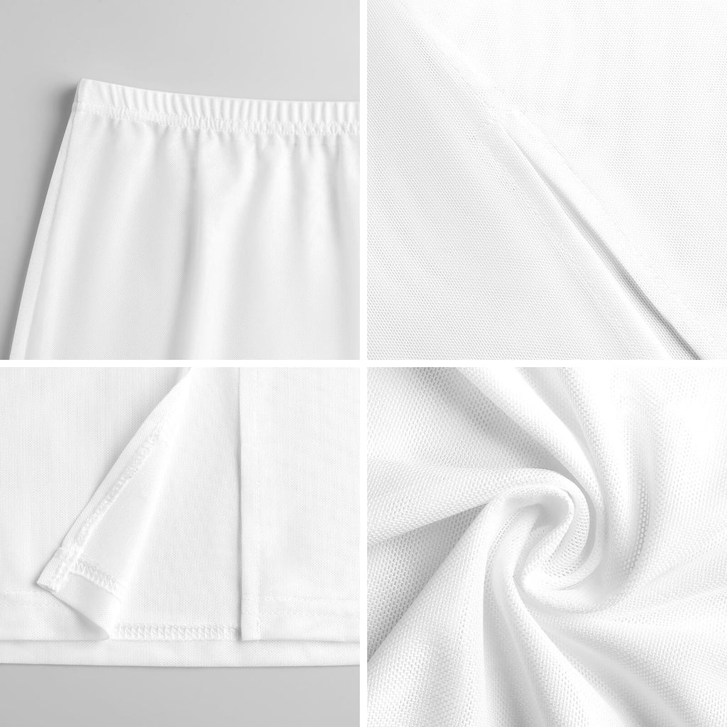 City Collection - Sheer Mesh Skirt with High Slit