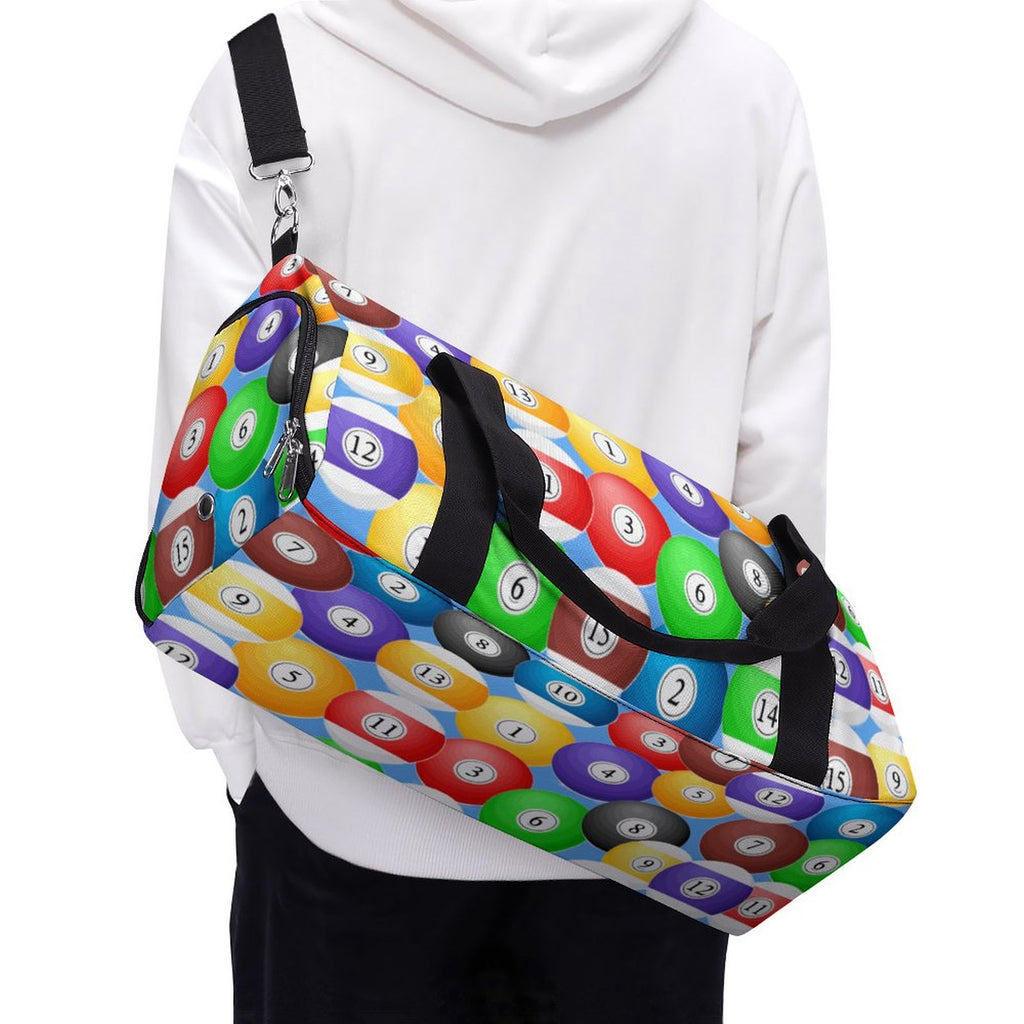 Pool Balls Collection: Gym bag Large Capacity Sports Duffel