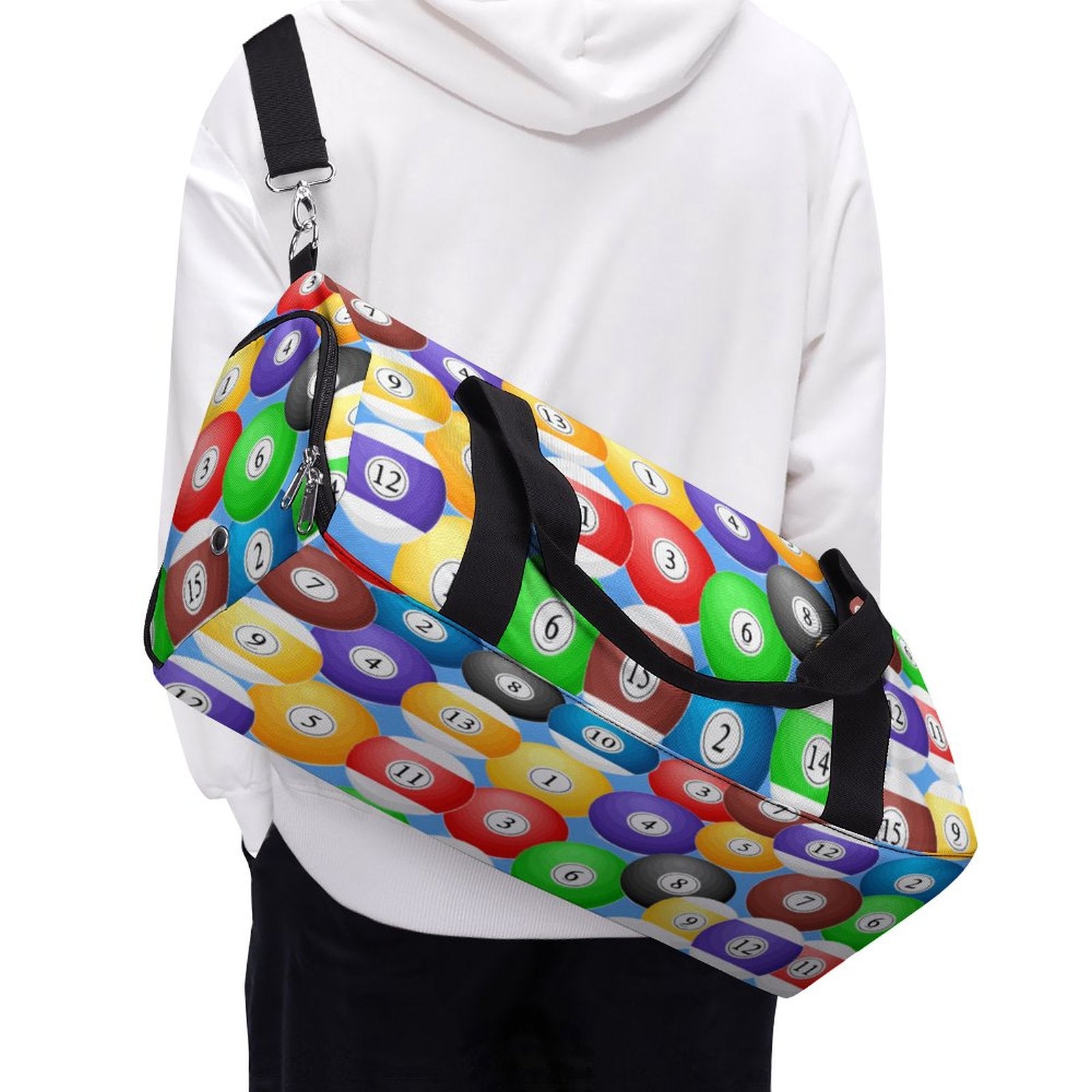 Pool Balls Collection: Gym bag Large Capacity Sports Duffel