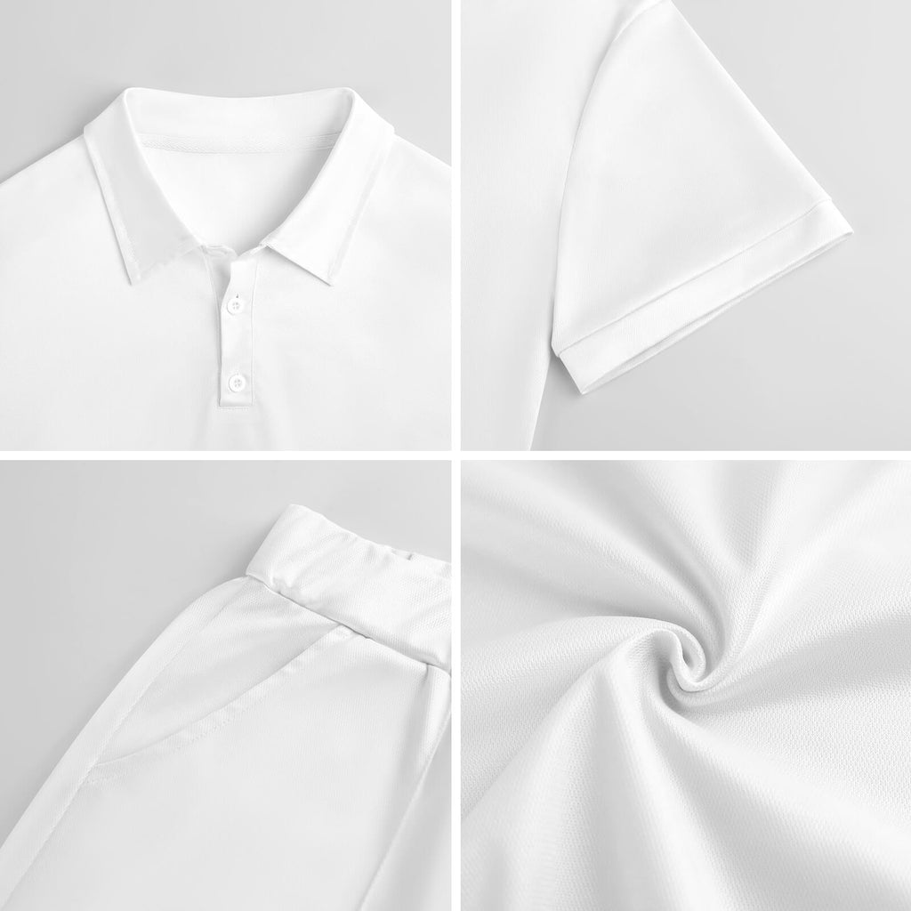 Cue-Tastic Team Shirt - Men's Short Sleeved Polo Shirt and Short Set