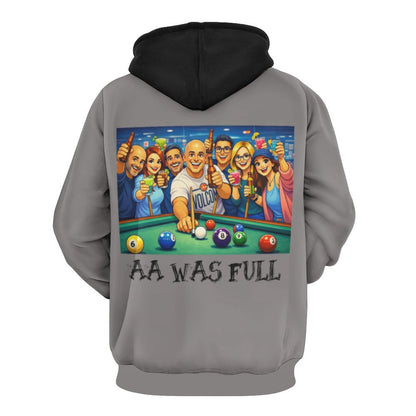 "AA Was Full" Women’s Premium Pullover Hoodie – Double-Layer Hood, Soft Stretch Fabric